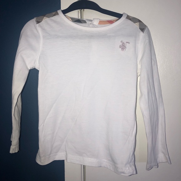 Burberry Baby White long sleeve shirt - Picture 1 of 7